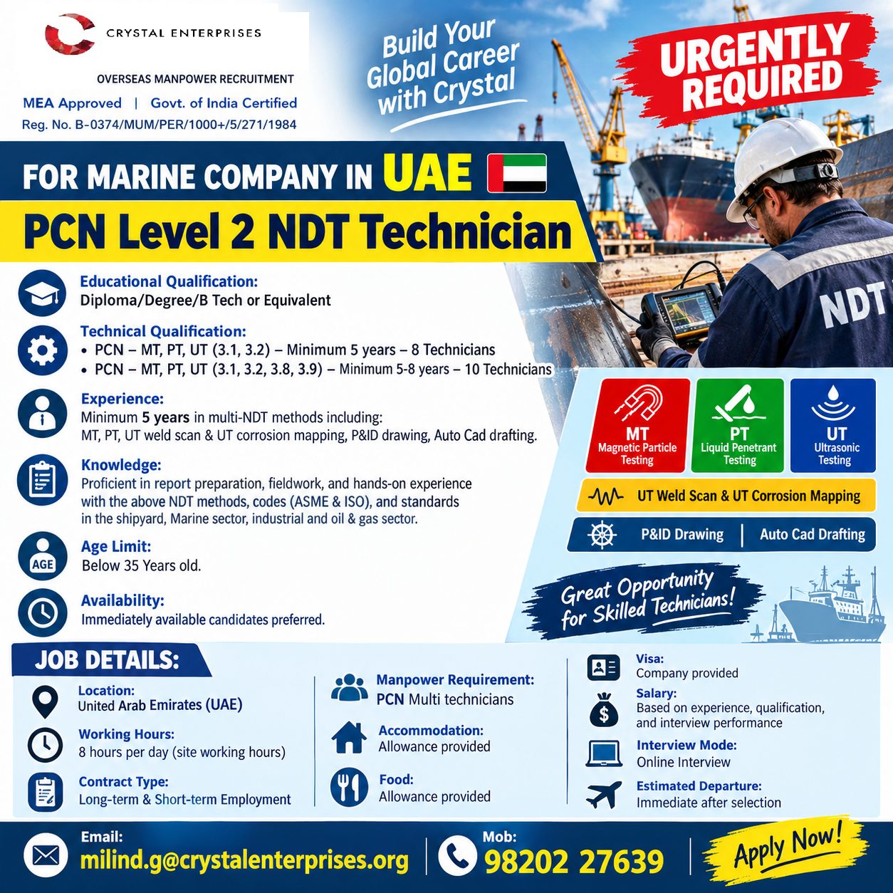 PCN Level 2 NDT Technician