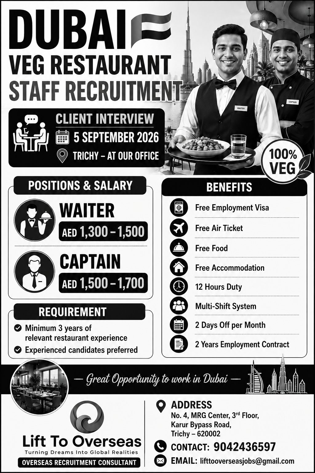WAITER,CAPTAIN