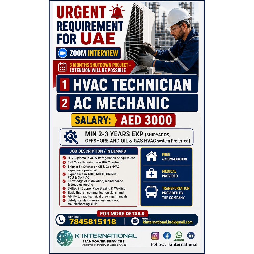 HVAC Technician / AC Mechanic