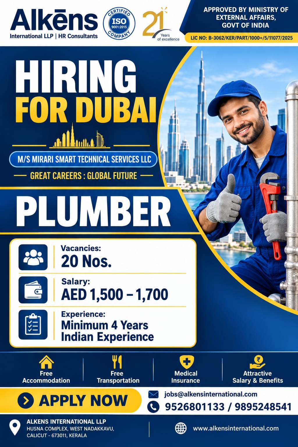 HIRING FOR DUBAI, MEP