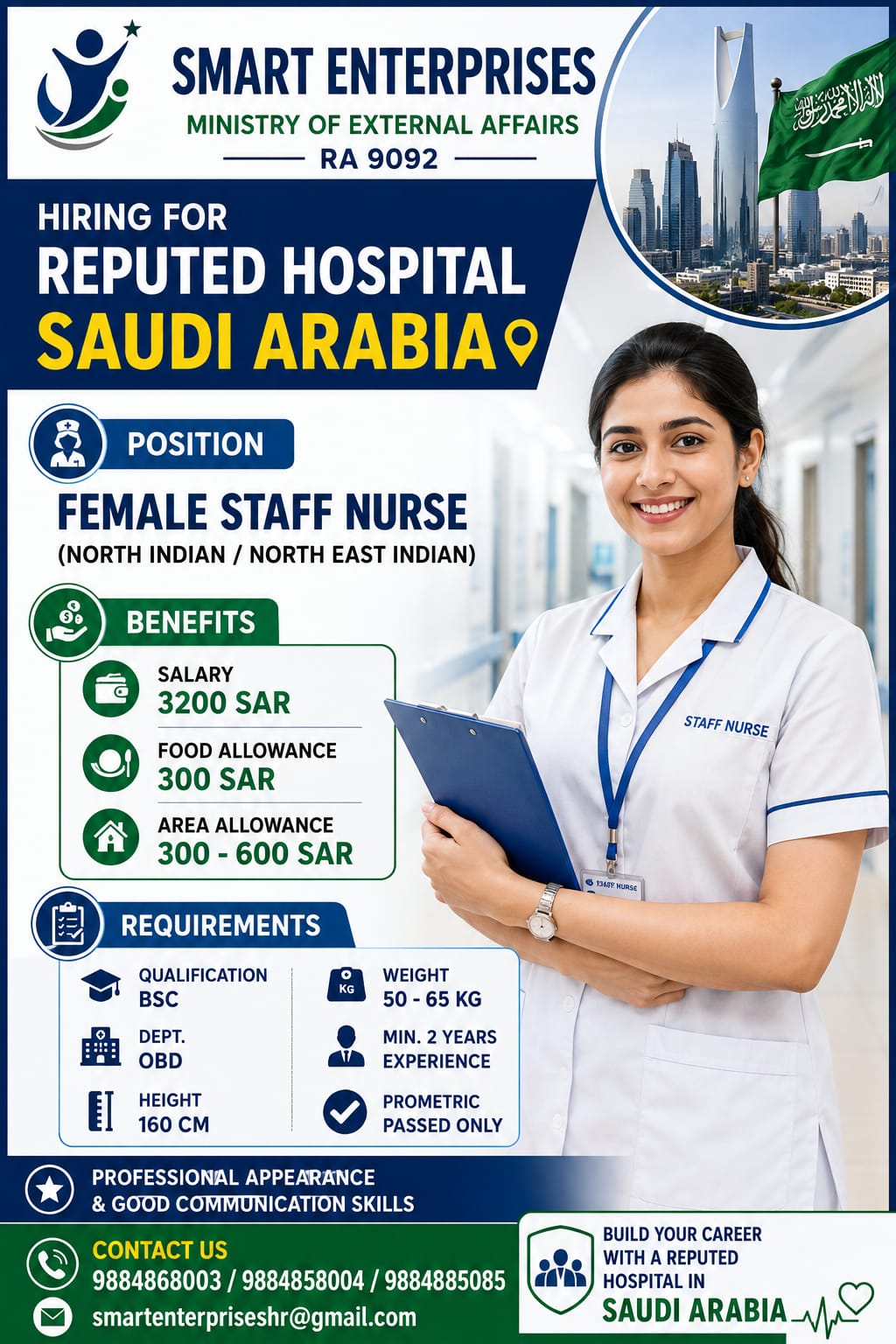 FEMALE STAFF NURSES