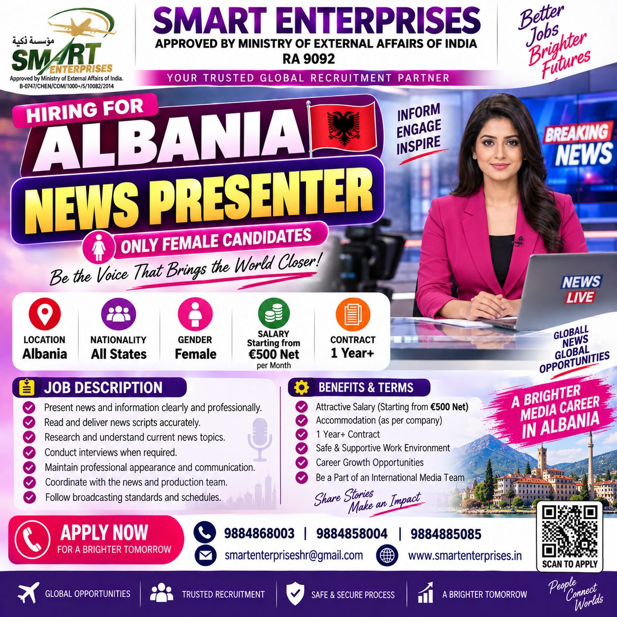 NEWS PRESENTER