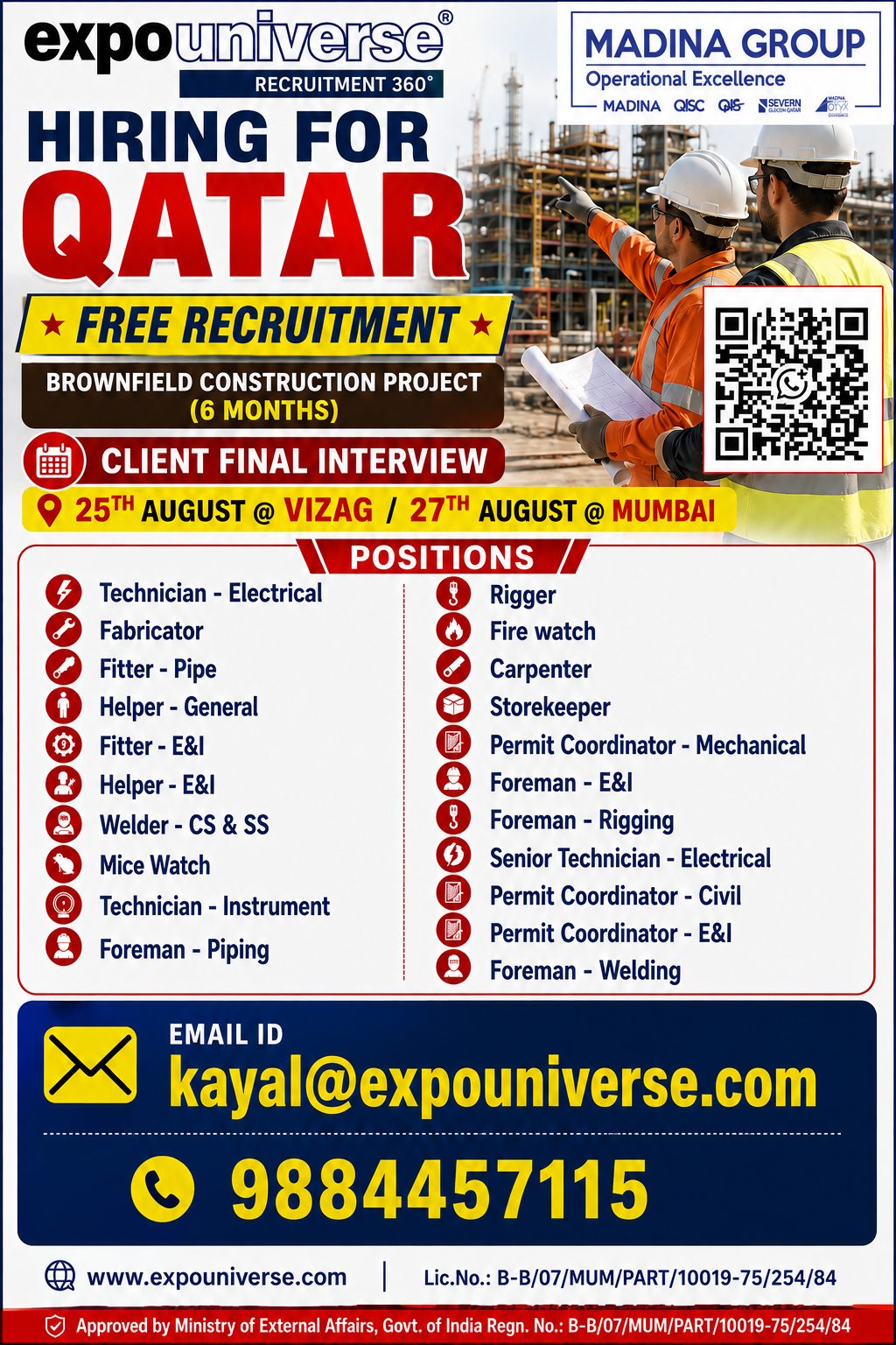 Client Interview for Madina - Qatar - Short Term