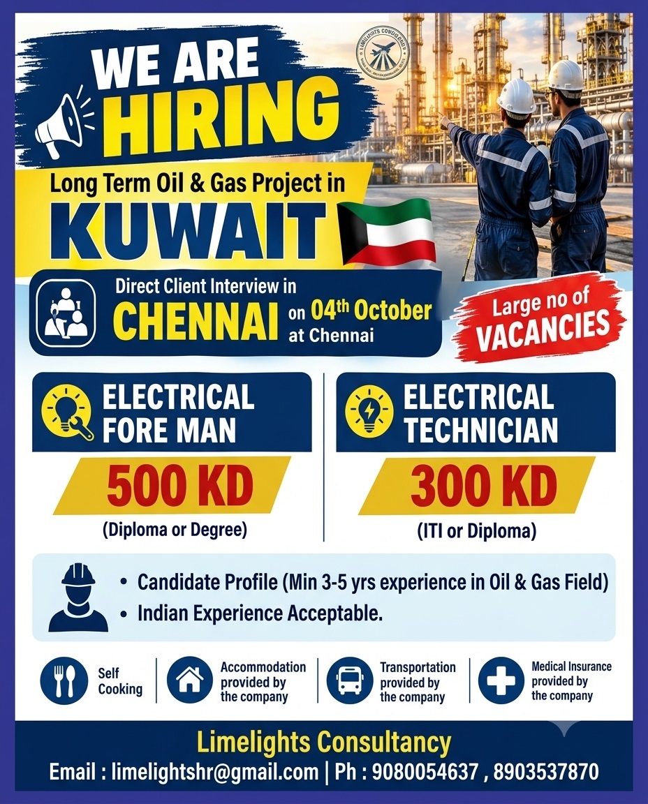 Long Term Oil & Gas Project in Kuwait — Limelights consultant, Kuwait, Kuwait