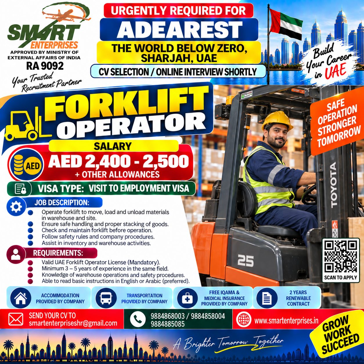 FORKLIFT OPERATOR UAE