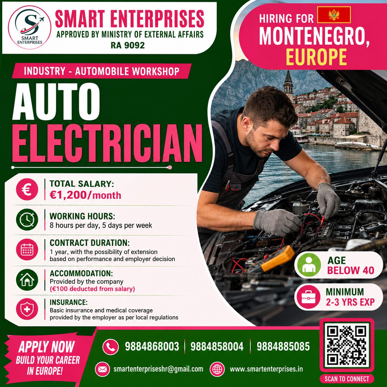 HIRING FOR AUTO ELECTRICIAN