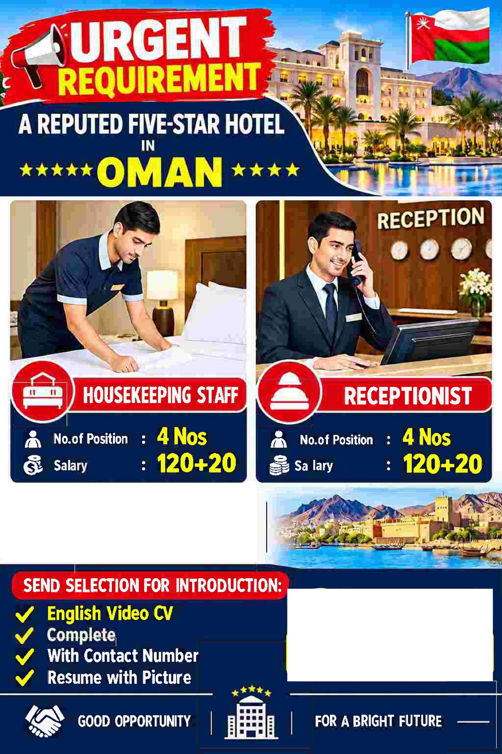 Hotel Staff - Five-Star Hotel Recruitment