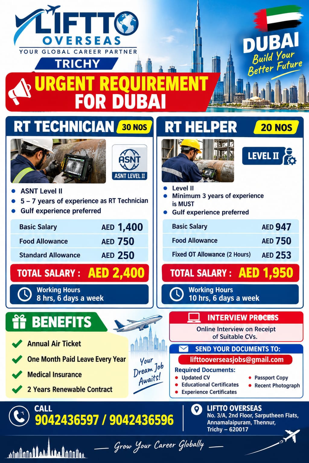 RT TECHNICIANS,RT HELPER