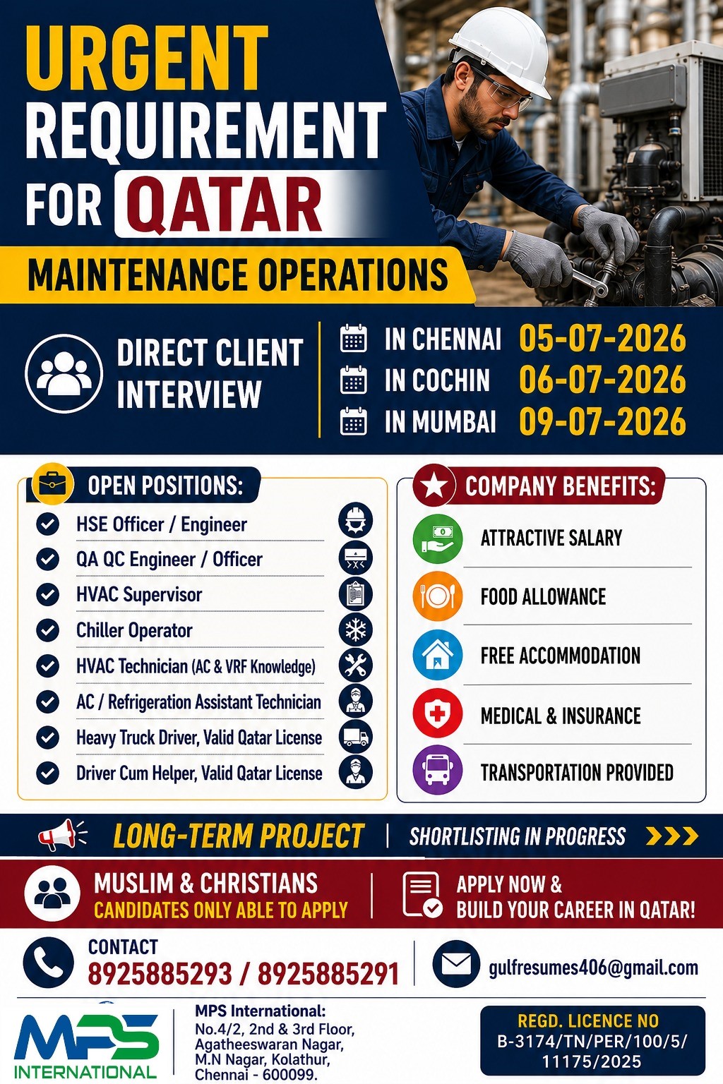 Maintenance Operations - Qatar