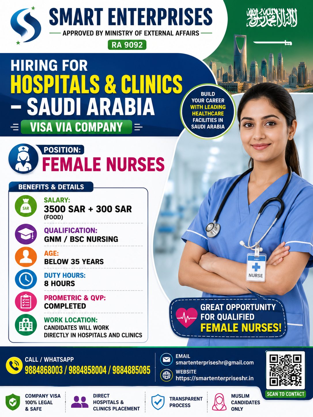 FEMALE NURSES (DENTAL)
