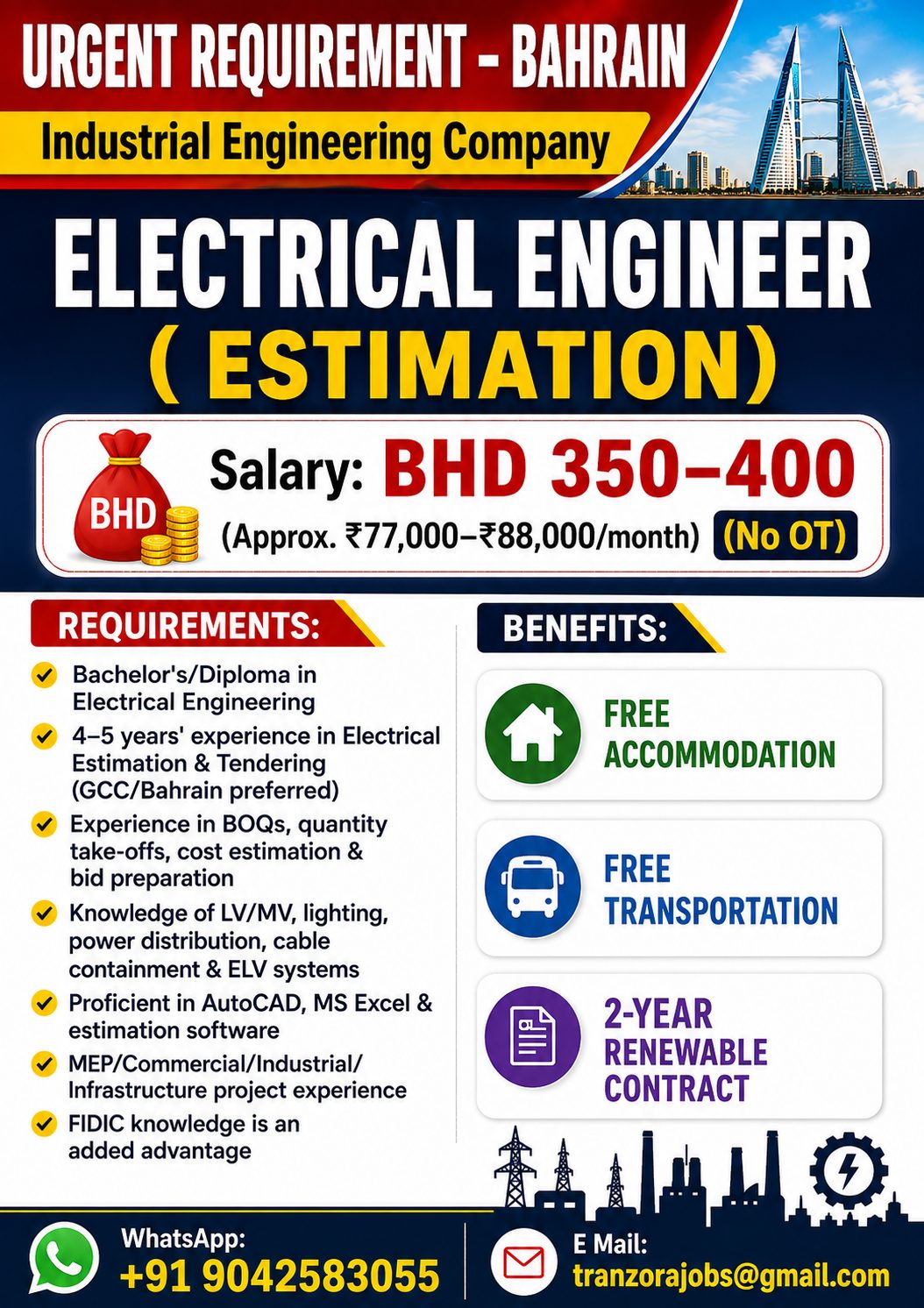 Electrical Engineer Estimation