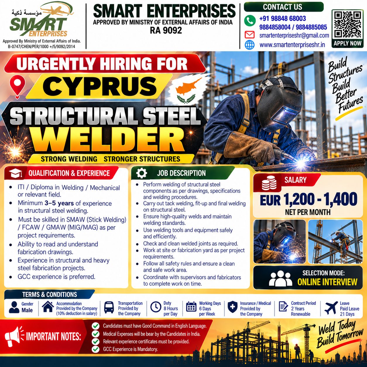 STRUCTURAL STEEL WELDER
