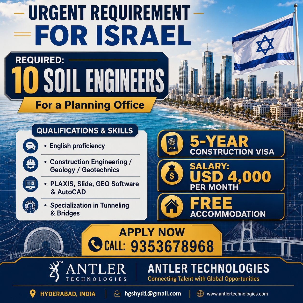 SOIL ENGINEERS — ANTLER CONSULTING, ISRAEL