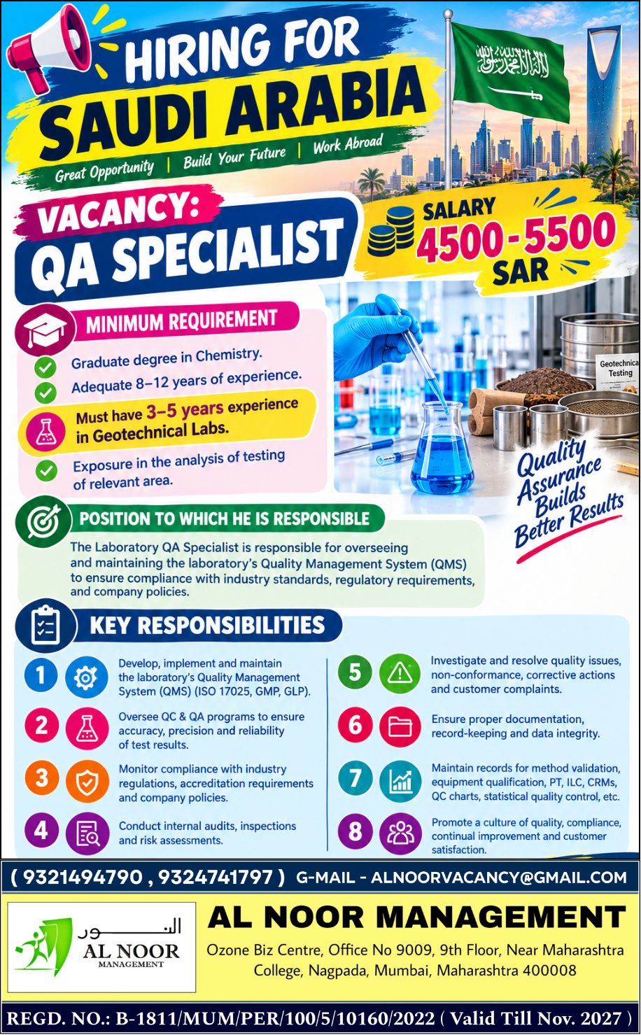 HIRING FOR SAUDI ARABIA 🇸🇦