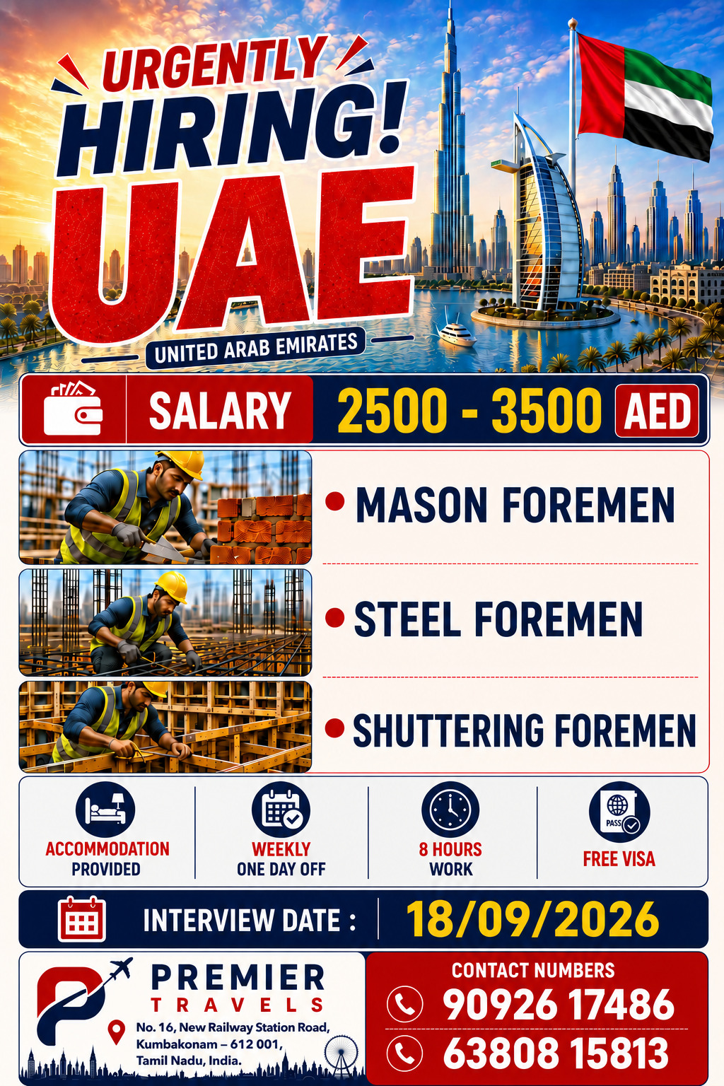 Construction Foremen Positions