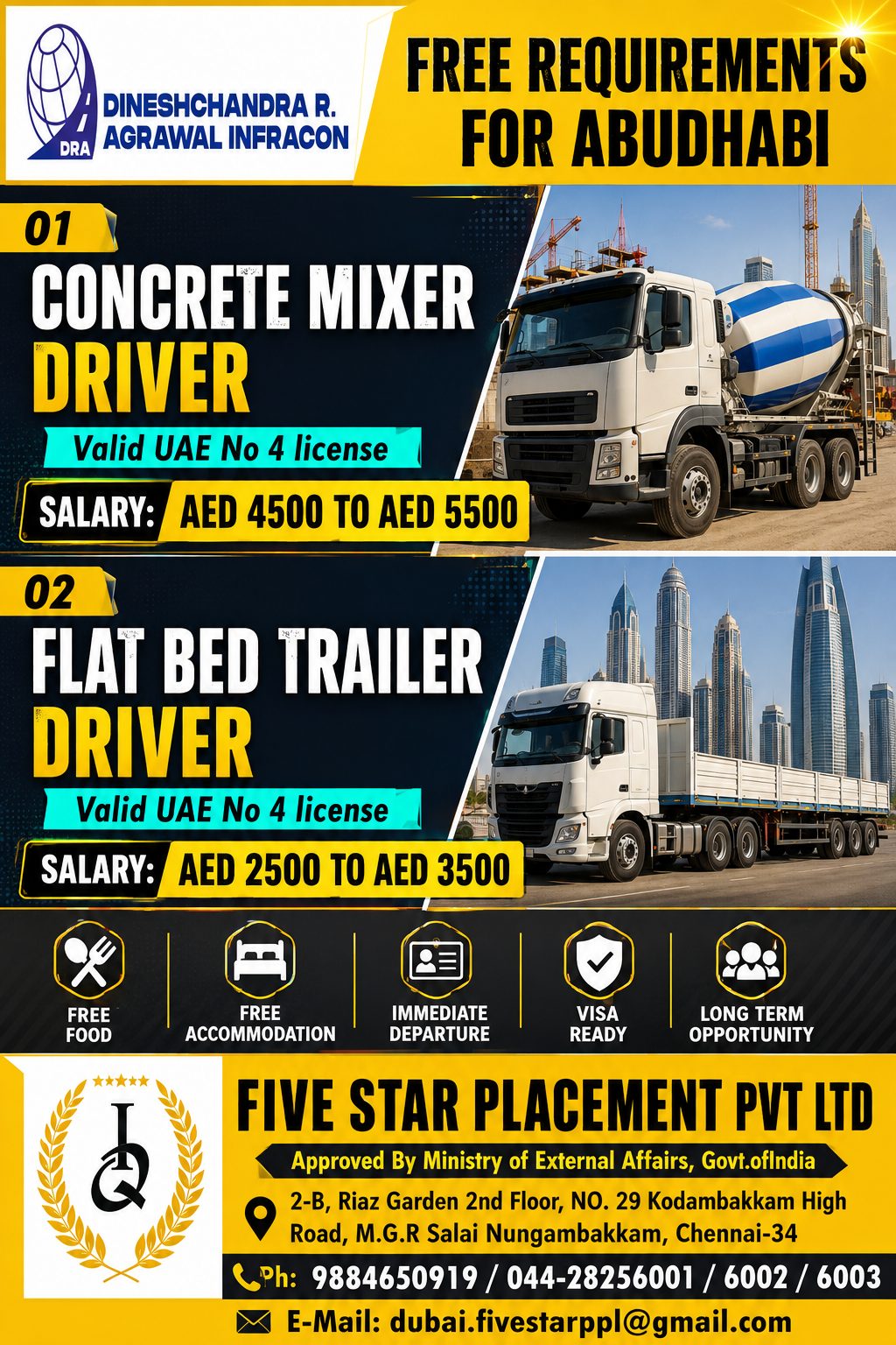 FREE REQUIREMENTS  FOR ABUDHABI - ONLINE INTERVIEW
