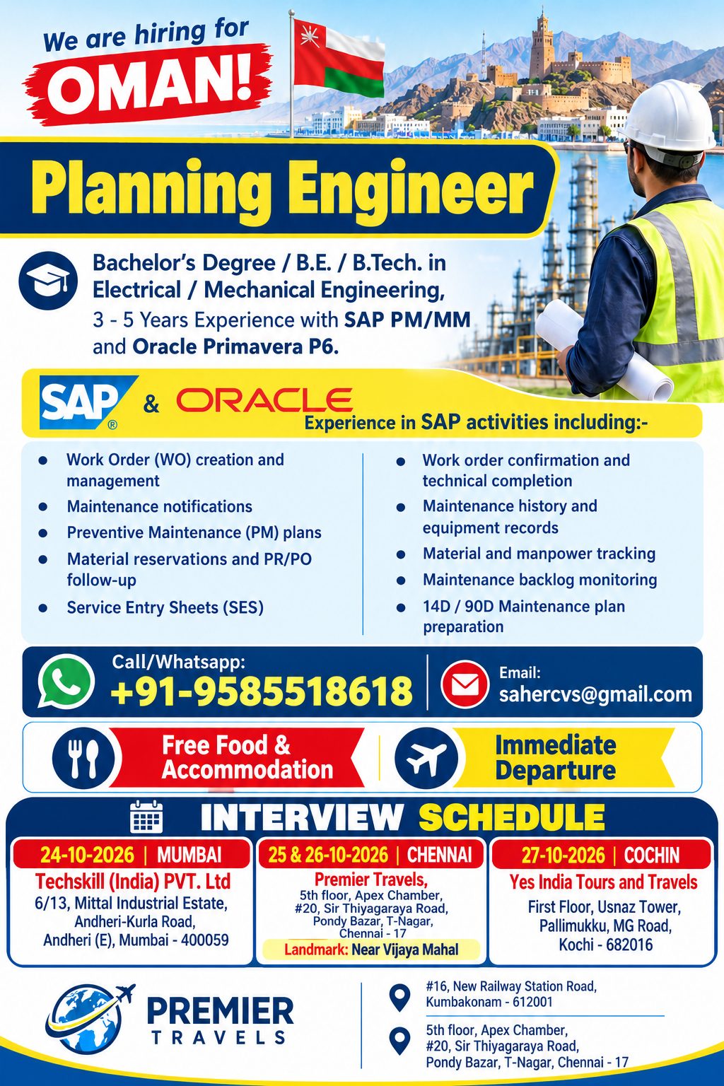 DIRECTINTERVIEW 26TH — Premier Travels, OMAN