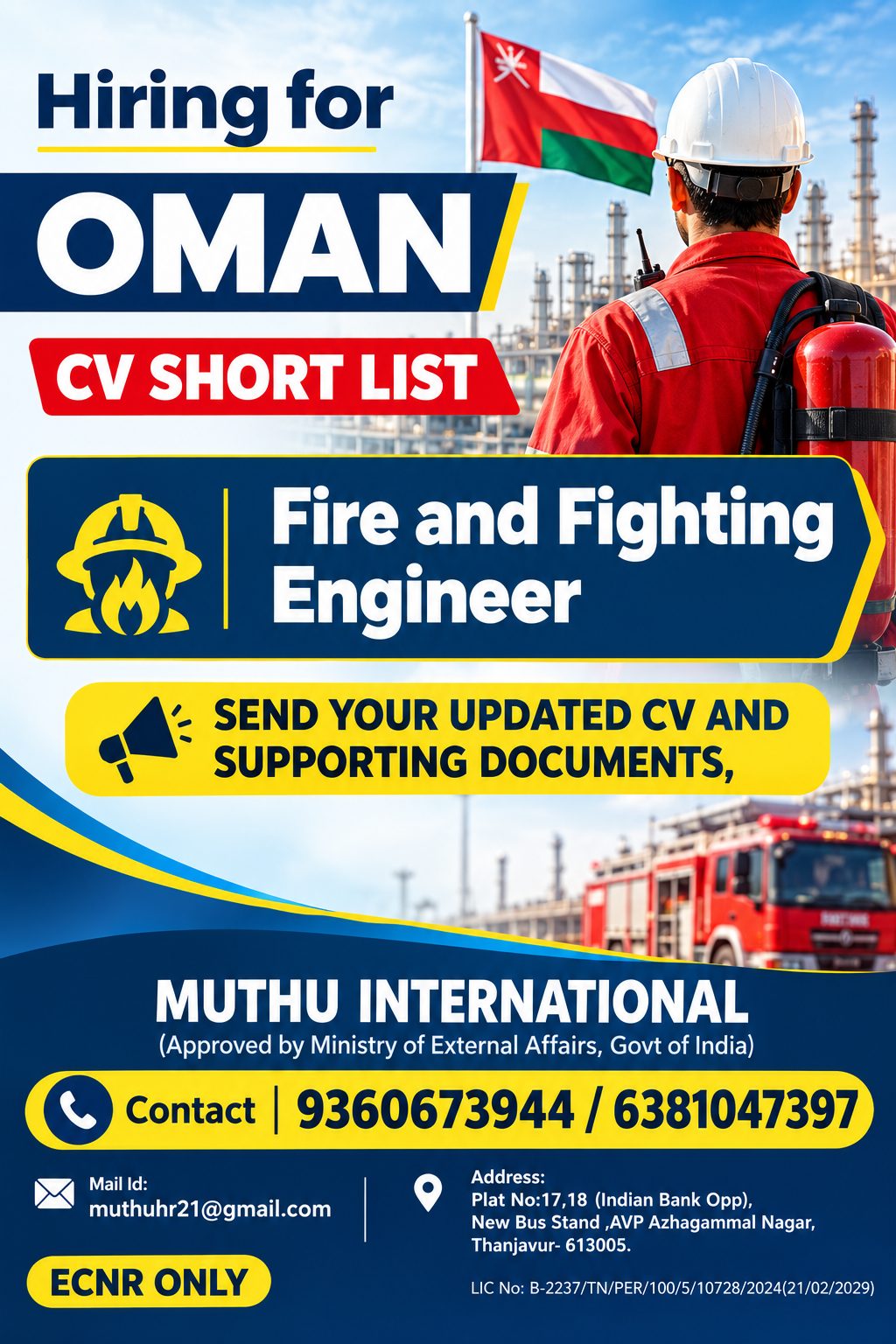 Fire and Fighting Engineer