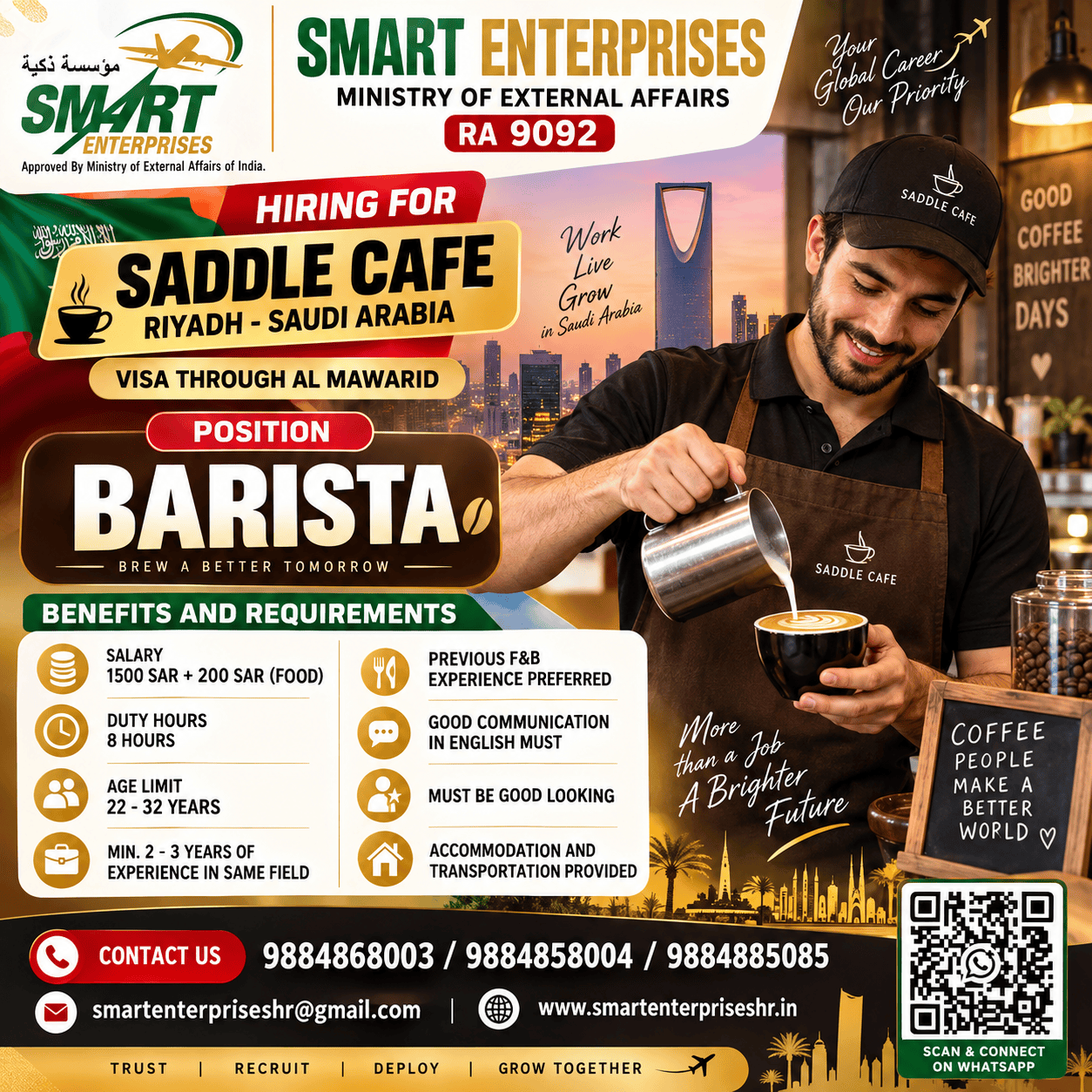 REQUREIS BARISTA