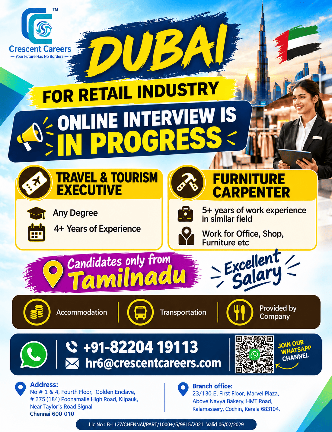 Retail Industry Positions - Dubai