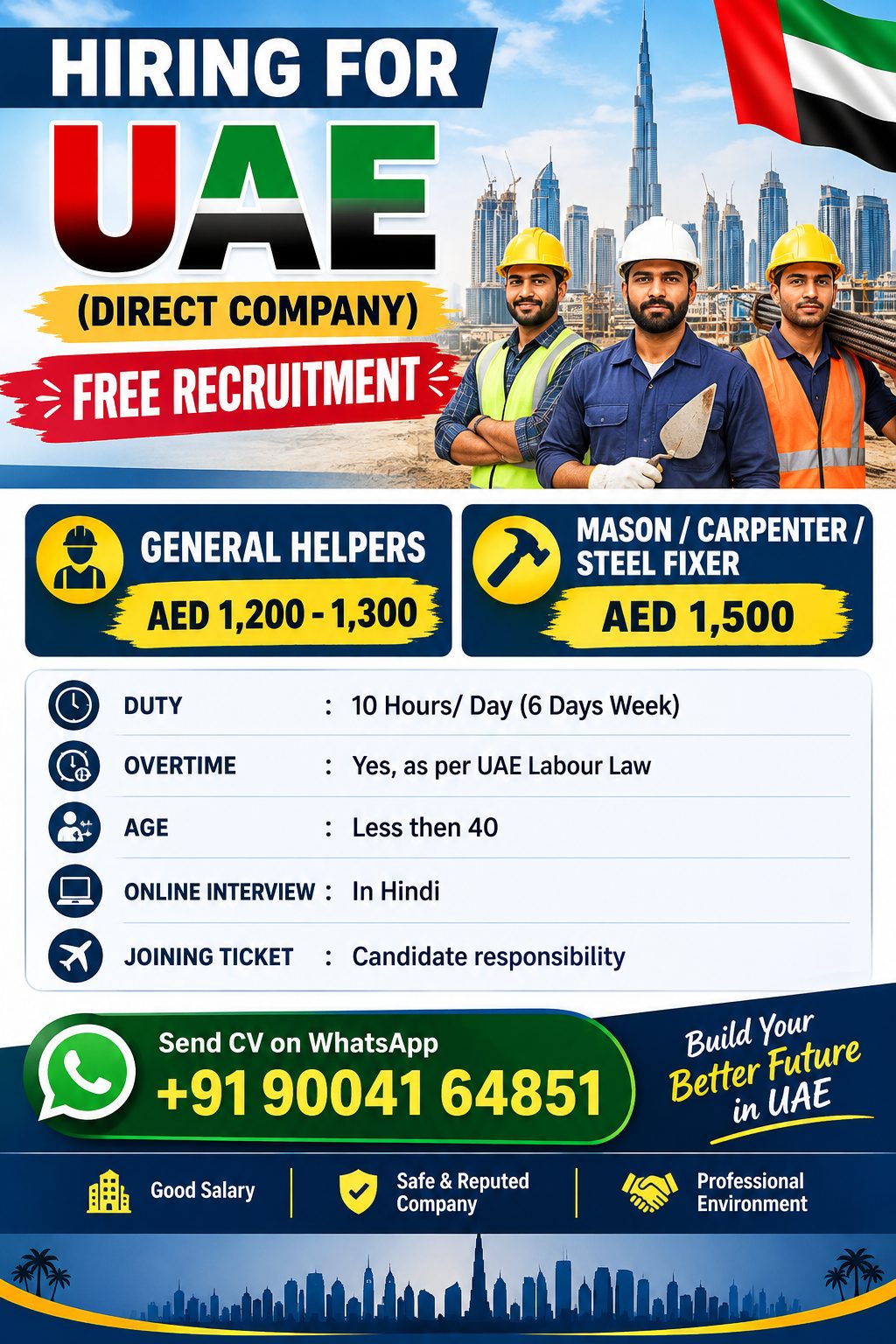 Direct Company Hiring in UAE