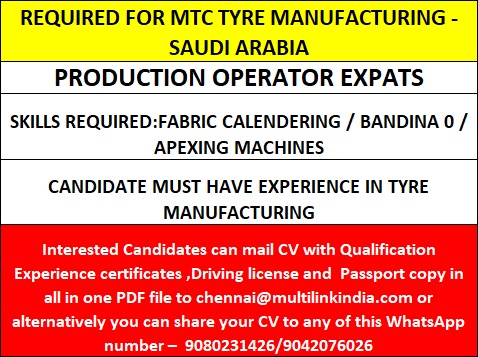 Production Operator Expats