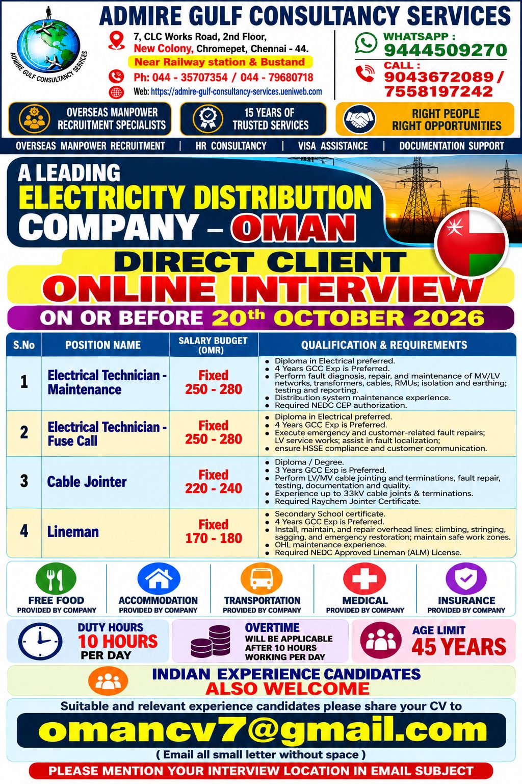Electricity Distribution Company - Oman