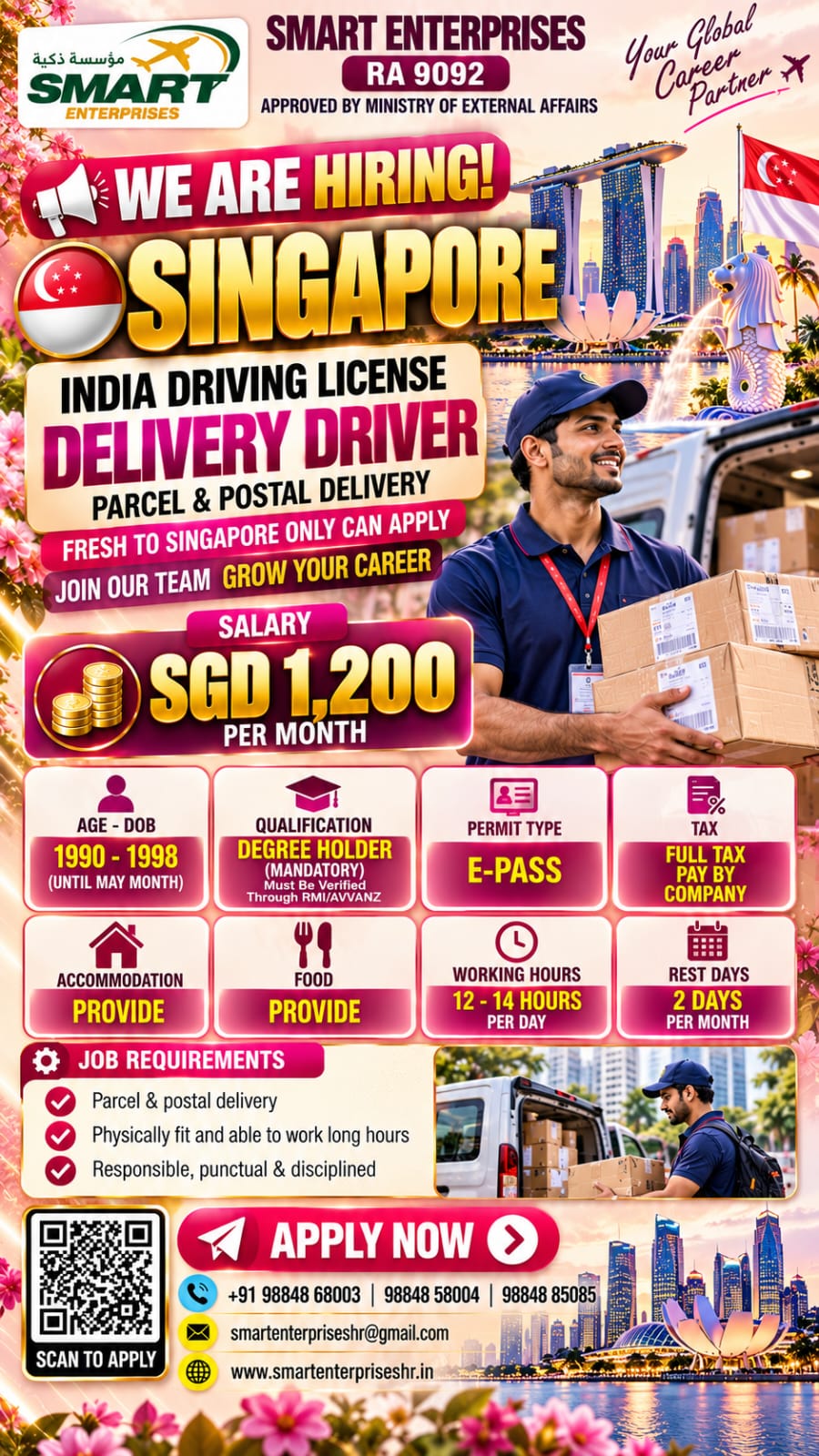 DELIVERY DRIVER JOB CATEGORY: Parcel & Postal Delivery
