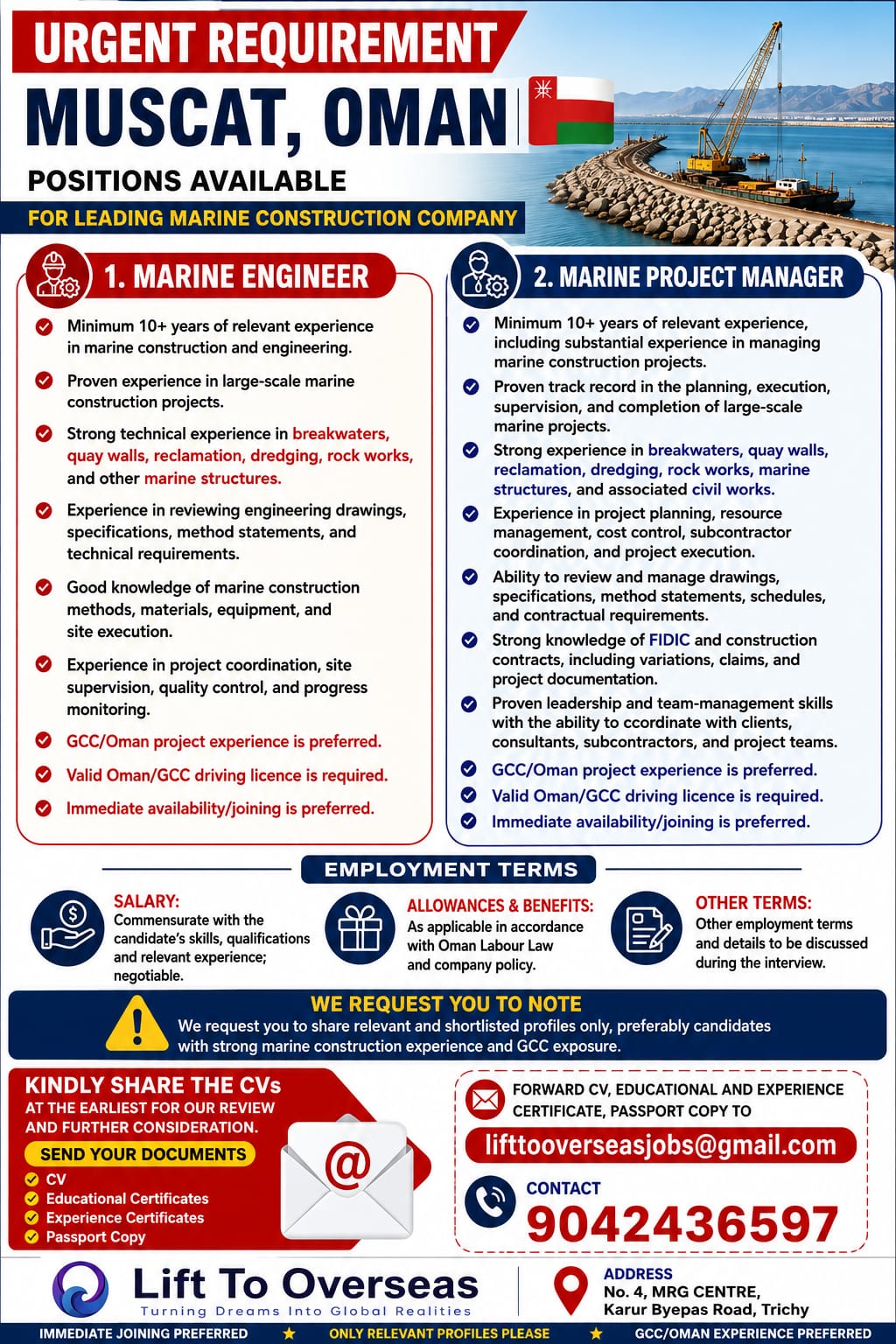 MARINE ENGINEER, MARINE PROJECT MANAGER