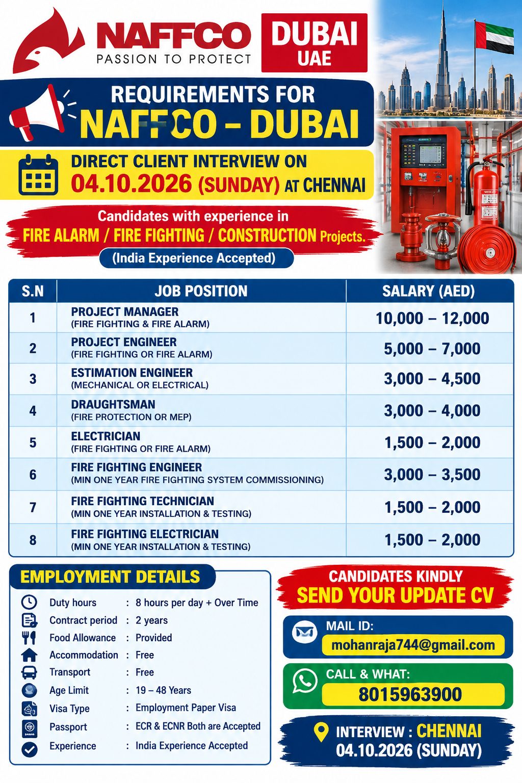 Fire Alarm / Fire Fighting / Construction Projects