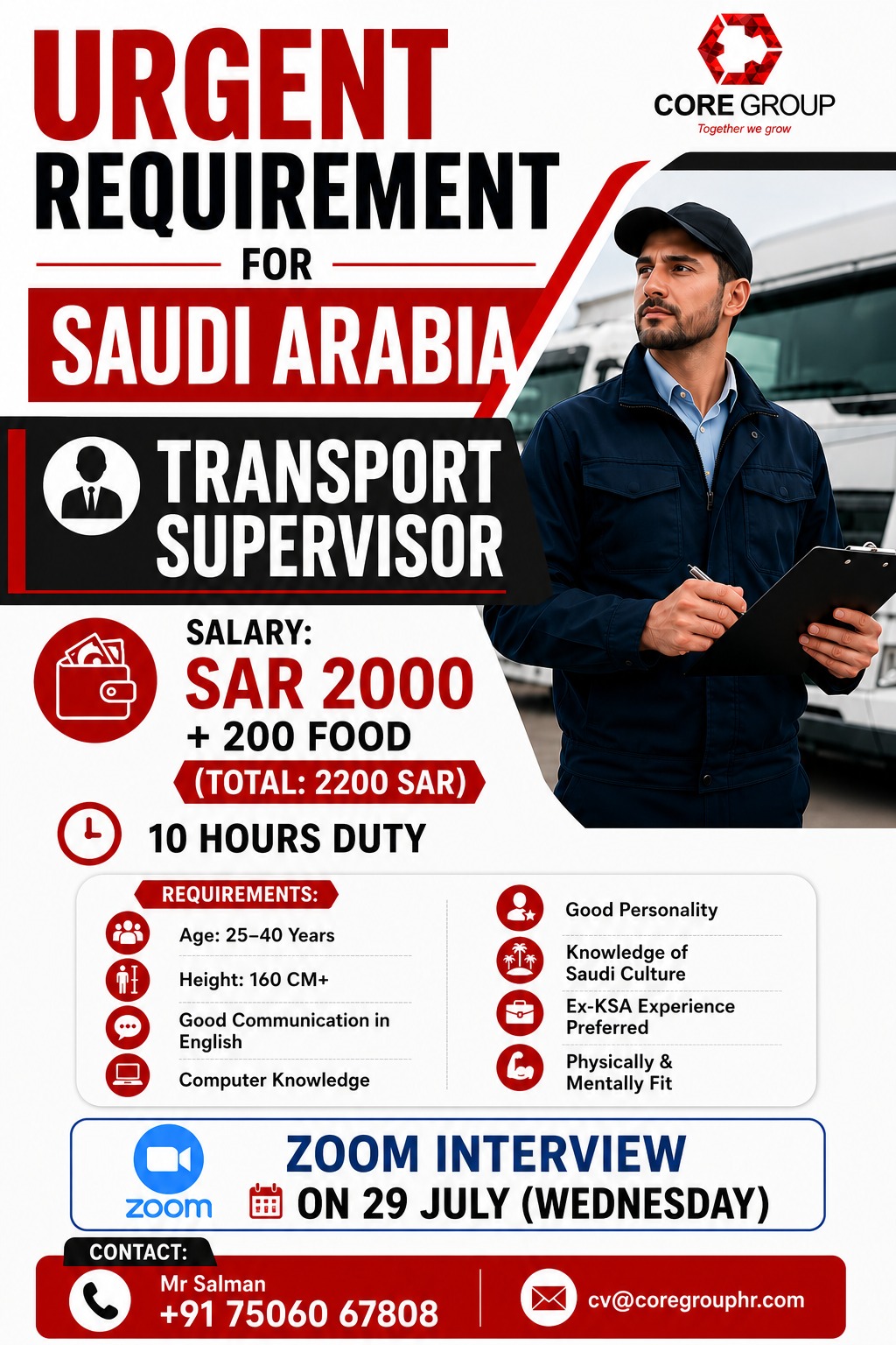 Transport Supervisor