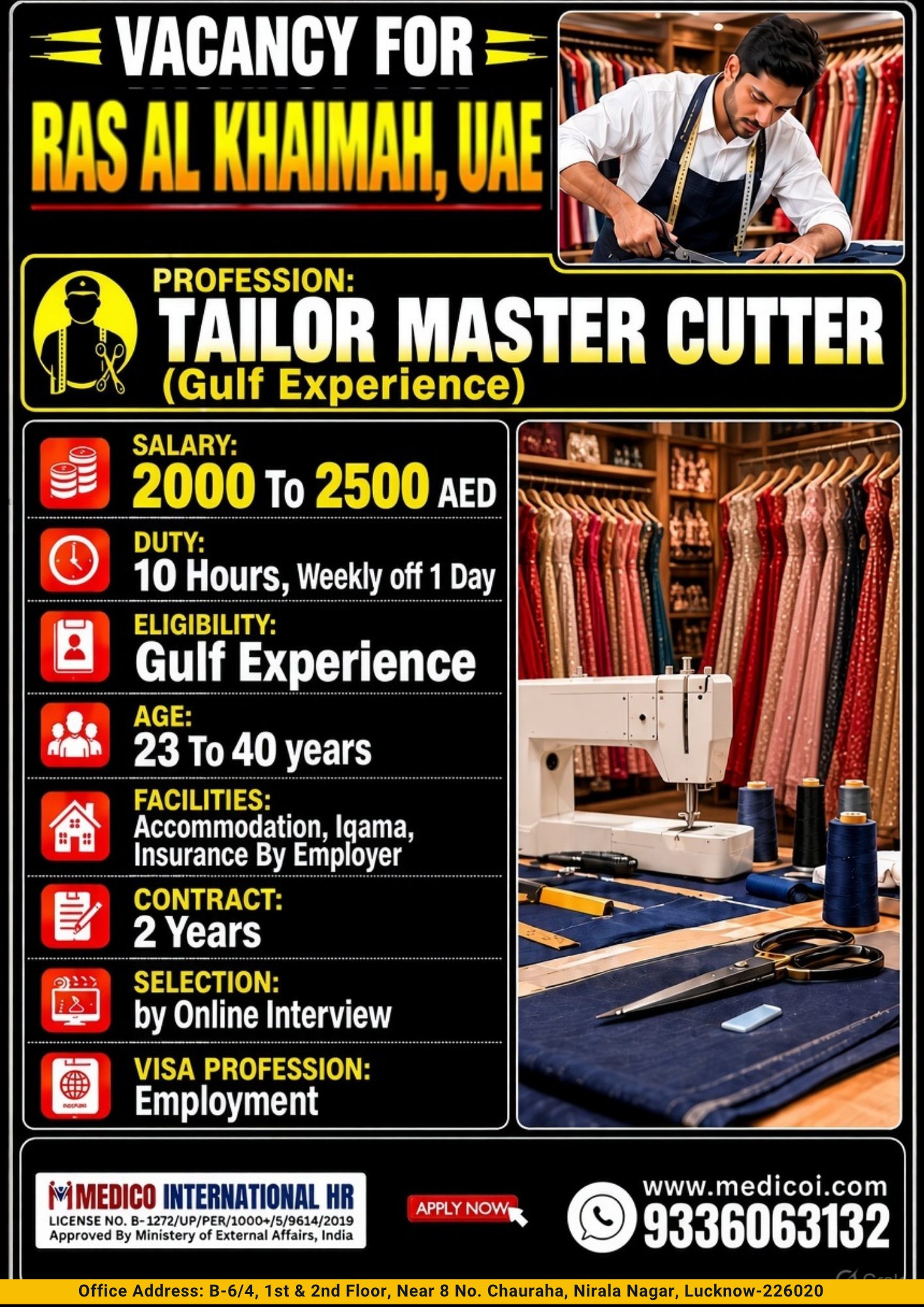 Tailor Master Cutter