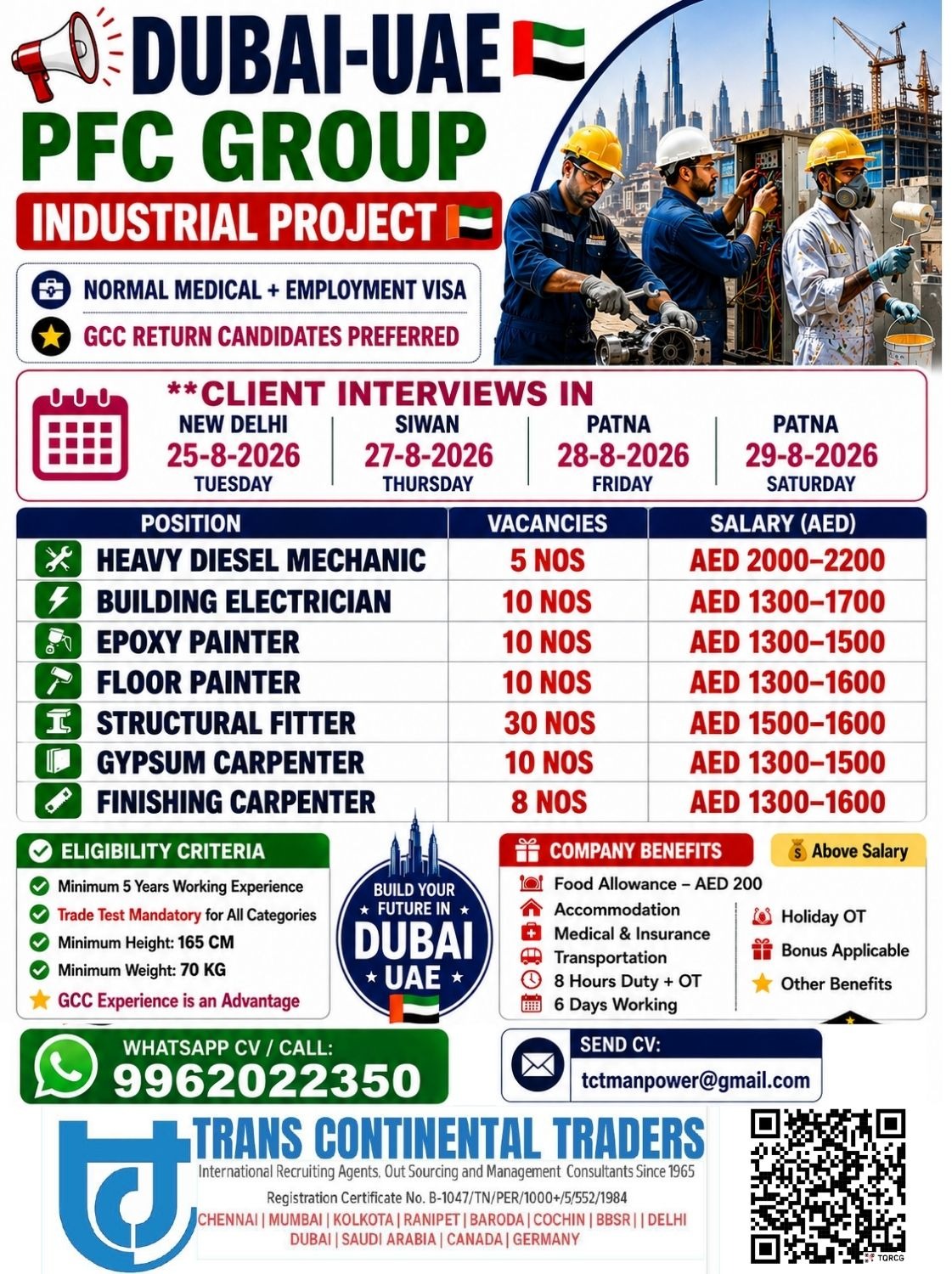 PFC GROUP Industrial Project CLIENT INTERVIEWS IN NEW DELHI | SIWAN | PATNA CALL FOR MORE DETAILS 9962022350