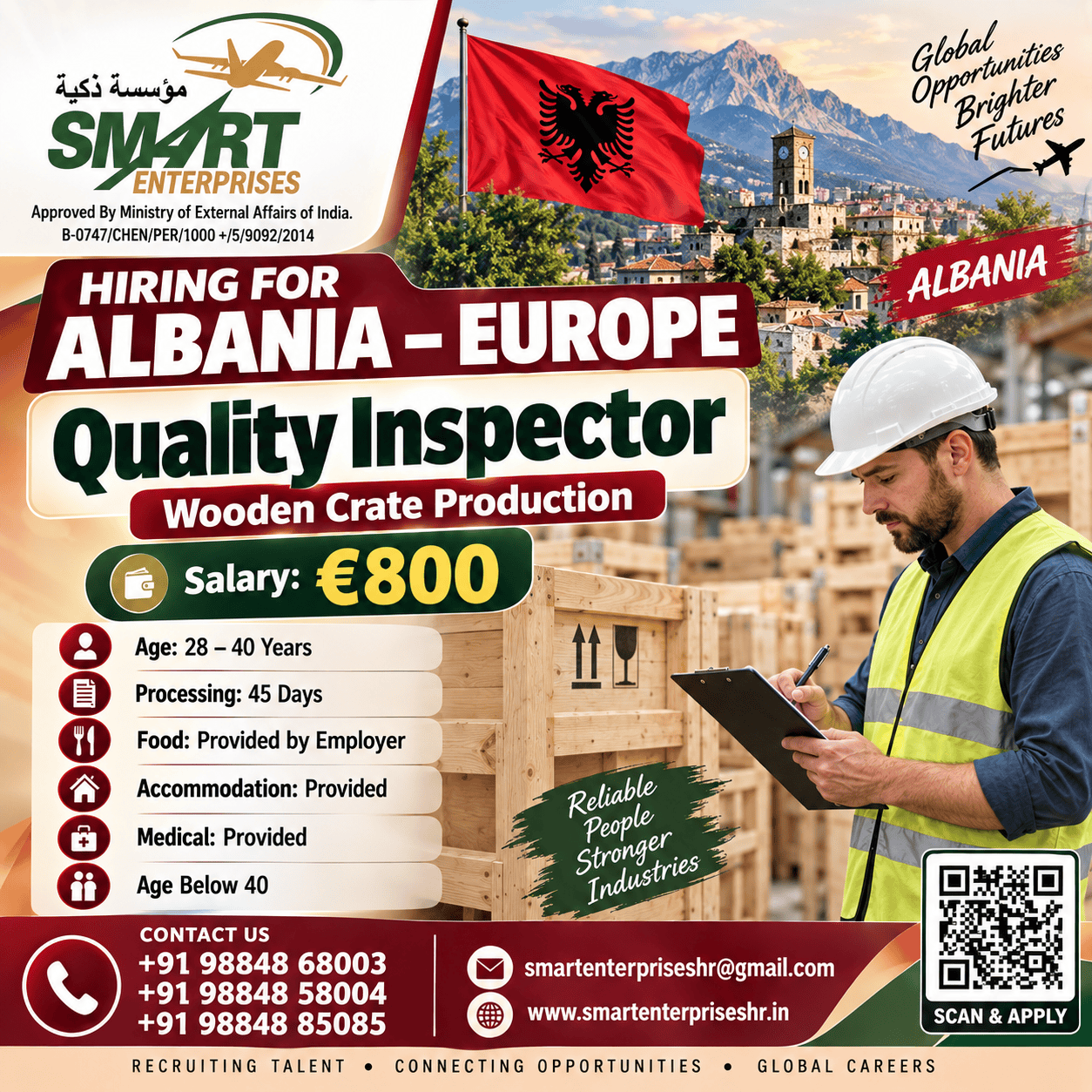 QUALITY INSPECTOR Wooden Crate Production