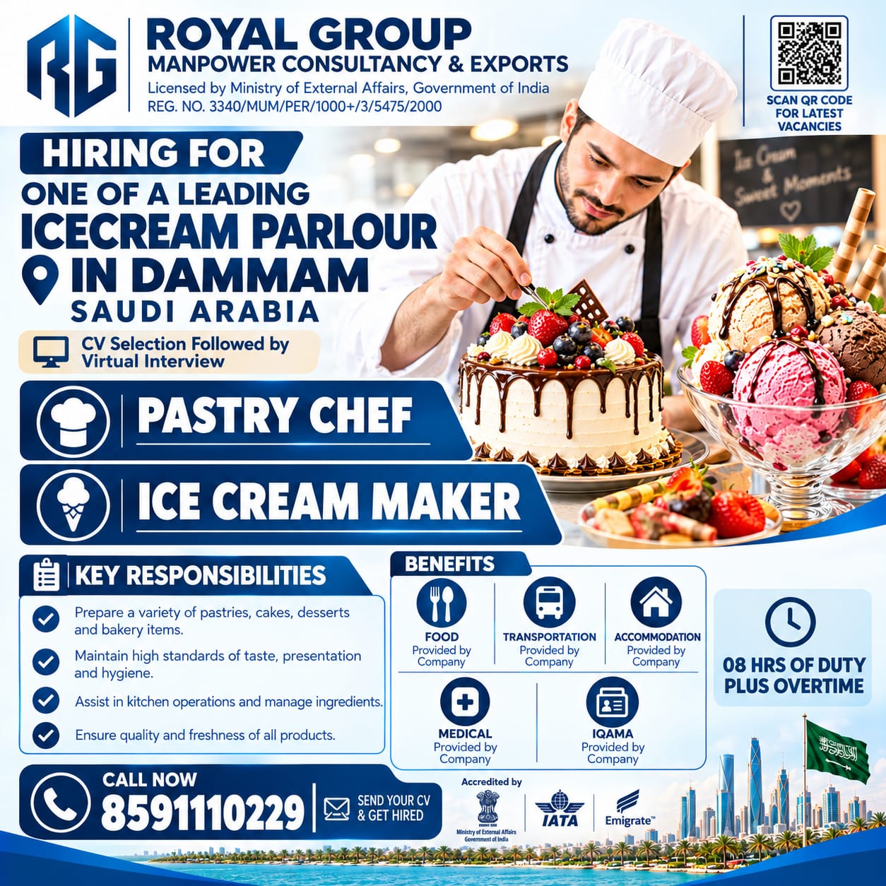 Pastry Chef & Ice Cream Maker