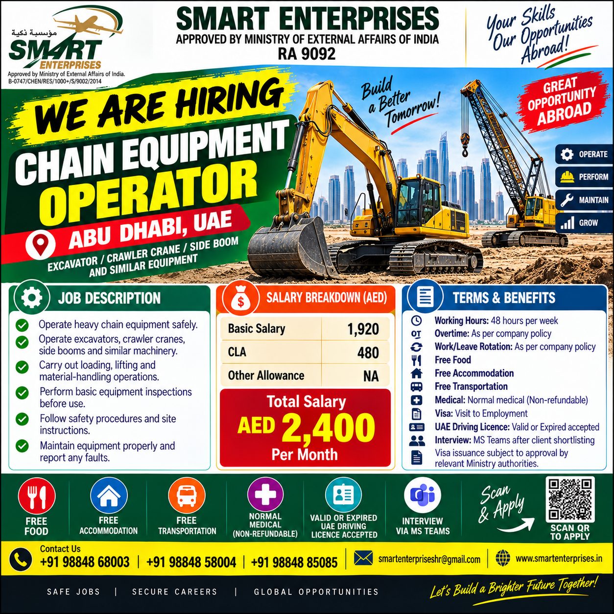 CHAIN EQUIPMENT OPERATOR