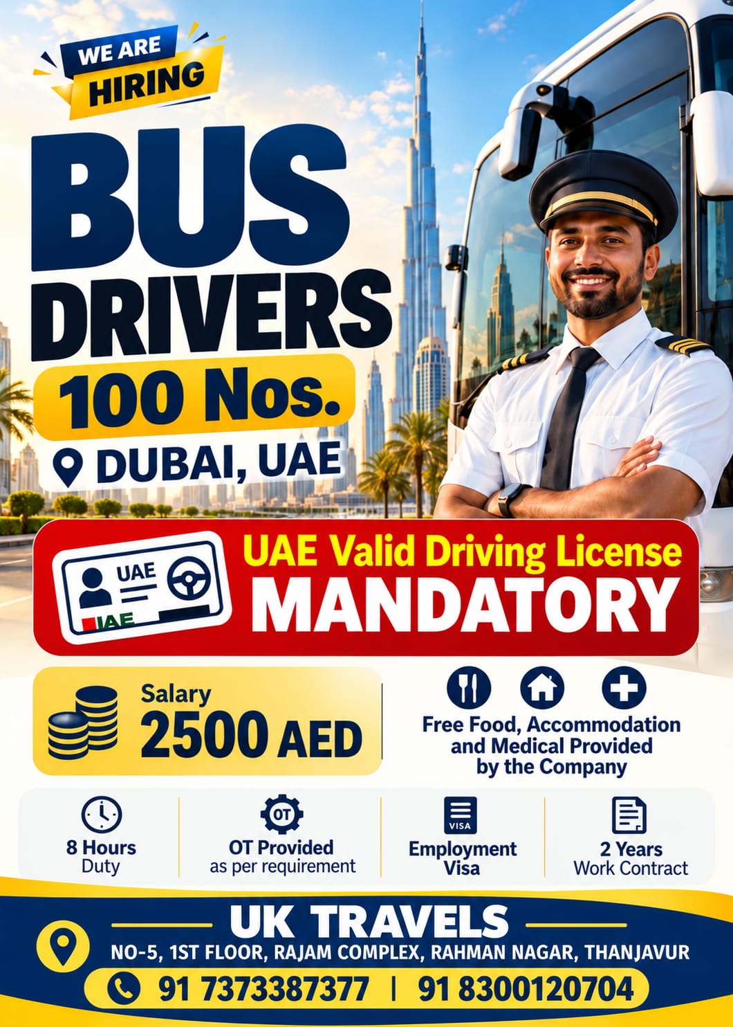 UAE HIING BUS DRIVERS