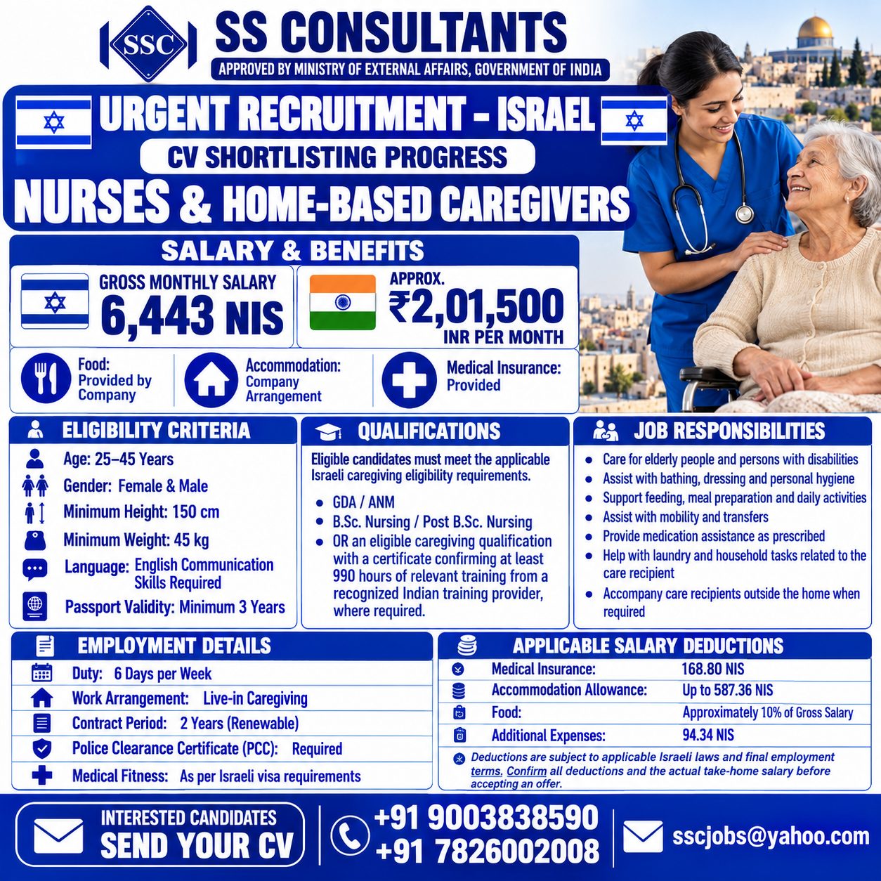 Nurses & Home-Based Caregivers - Israel
