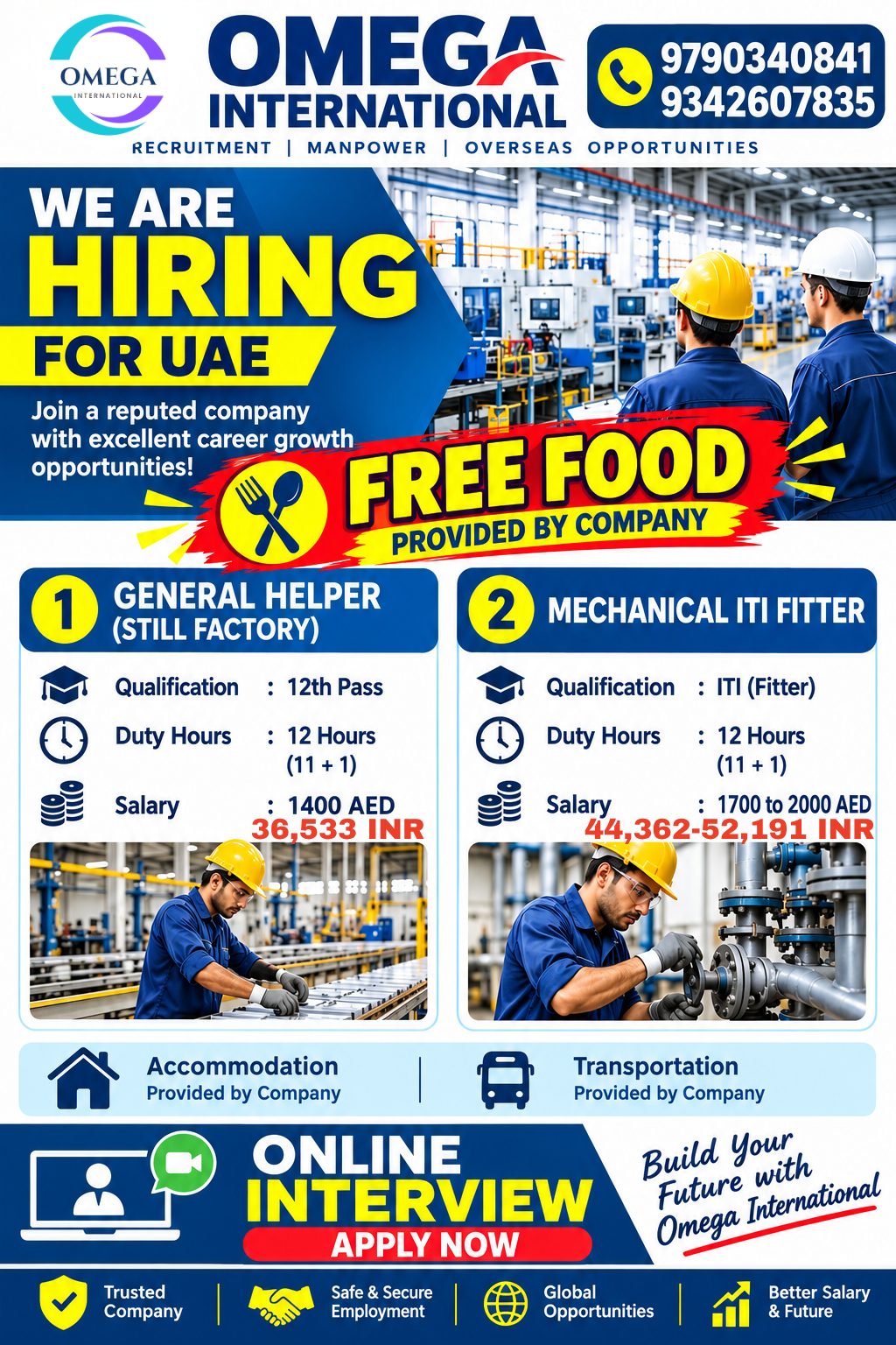 Manufacturing & Industrial Positions