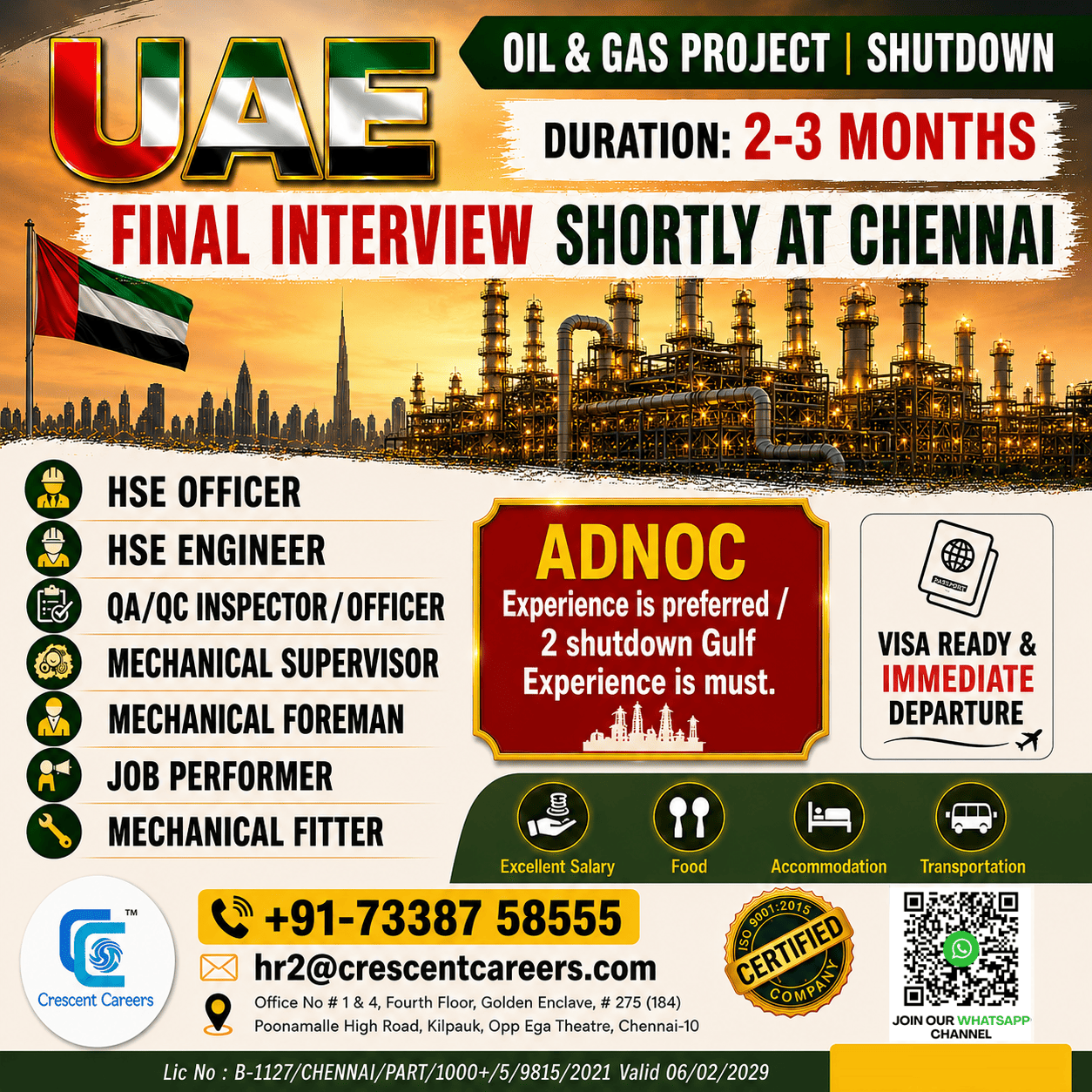 Oil & Gas Project Shutdown