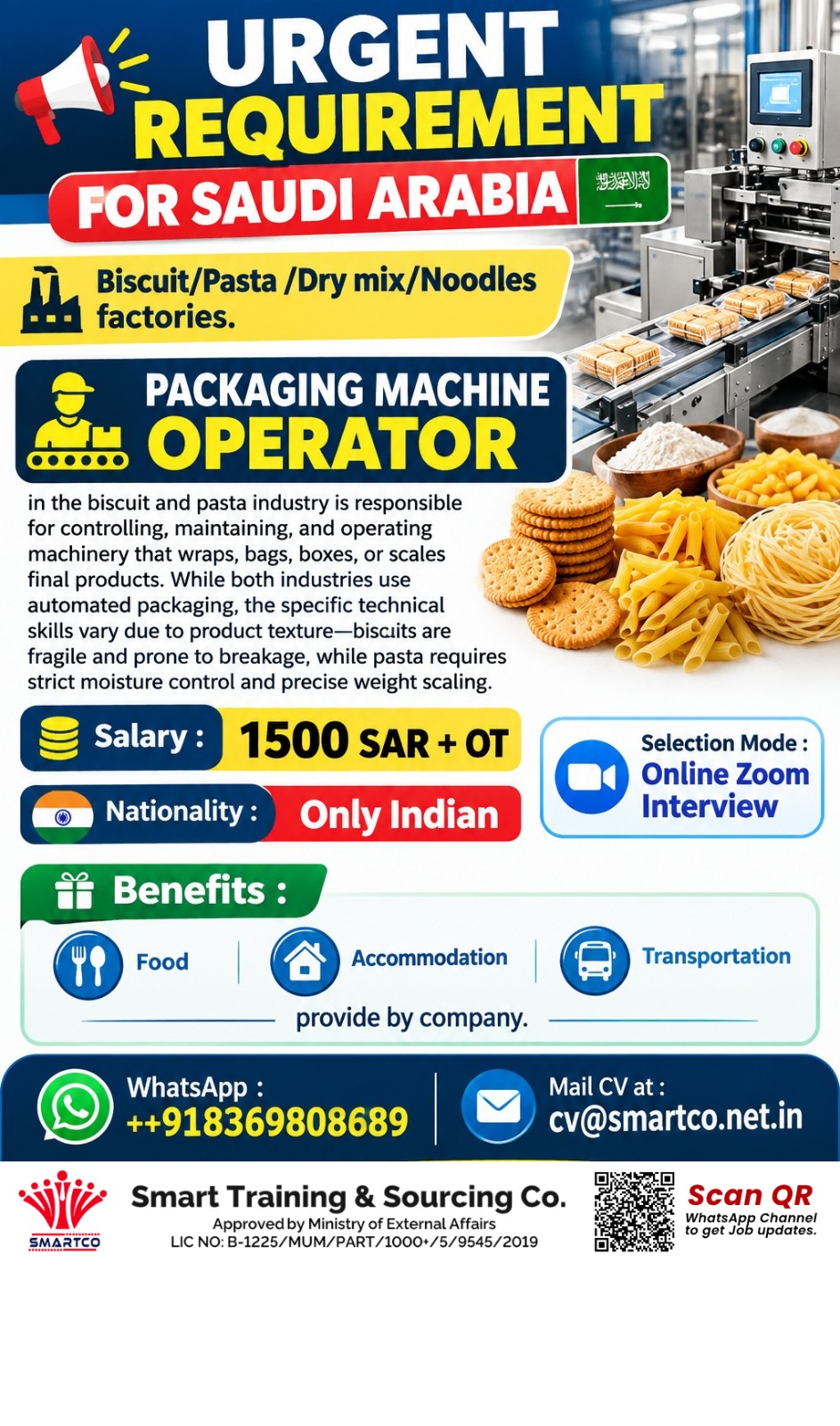 Packaging Machine Operator