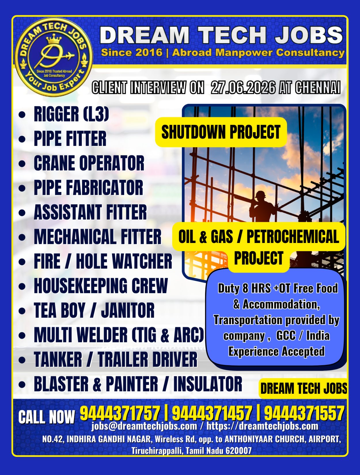 Shutdown Project - Oil & Gas / Petrochemical