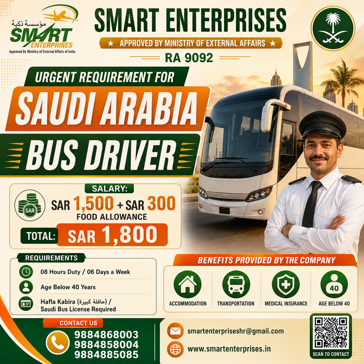 BUS DRIVERSAUDI ARABIA