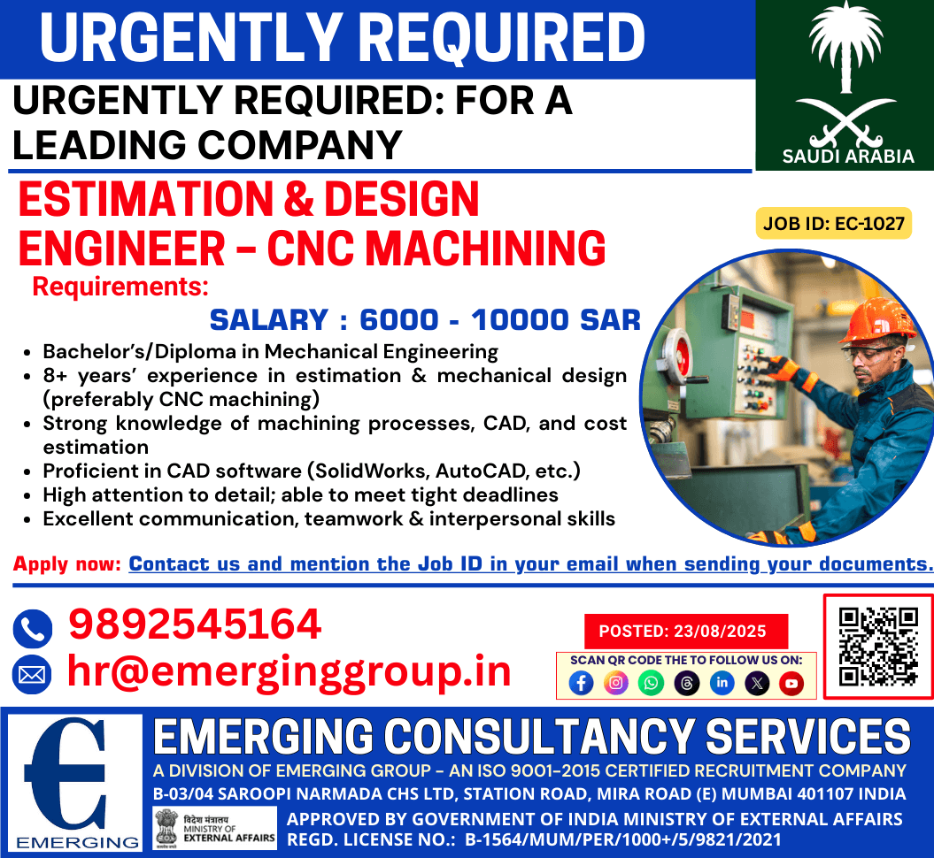 Mechanical Estimation & Design Engineer