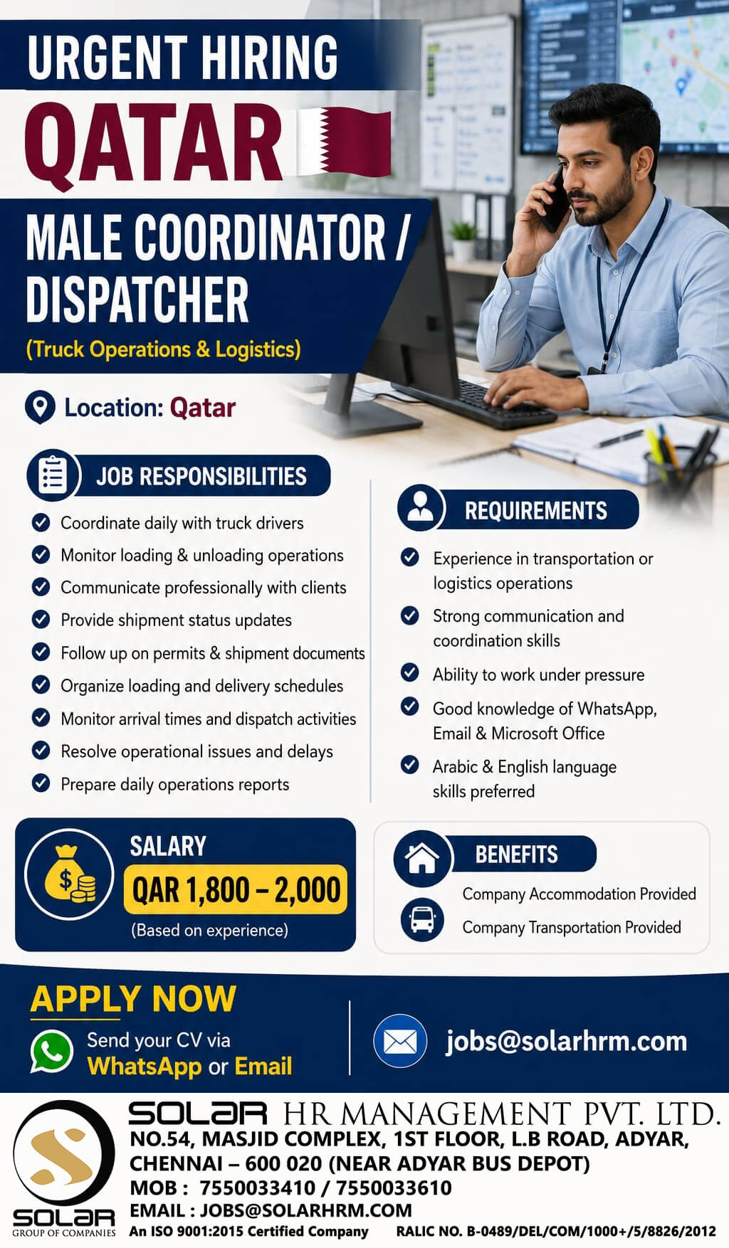 Urgent Hiring for Qatar