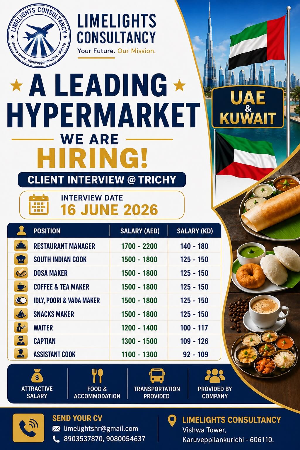 Wanted for Dubai