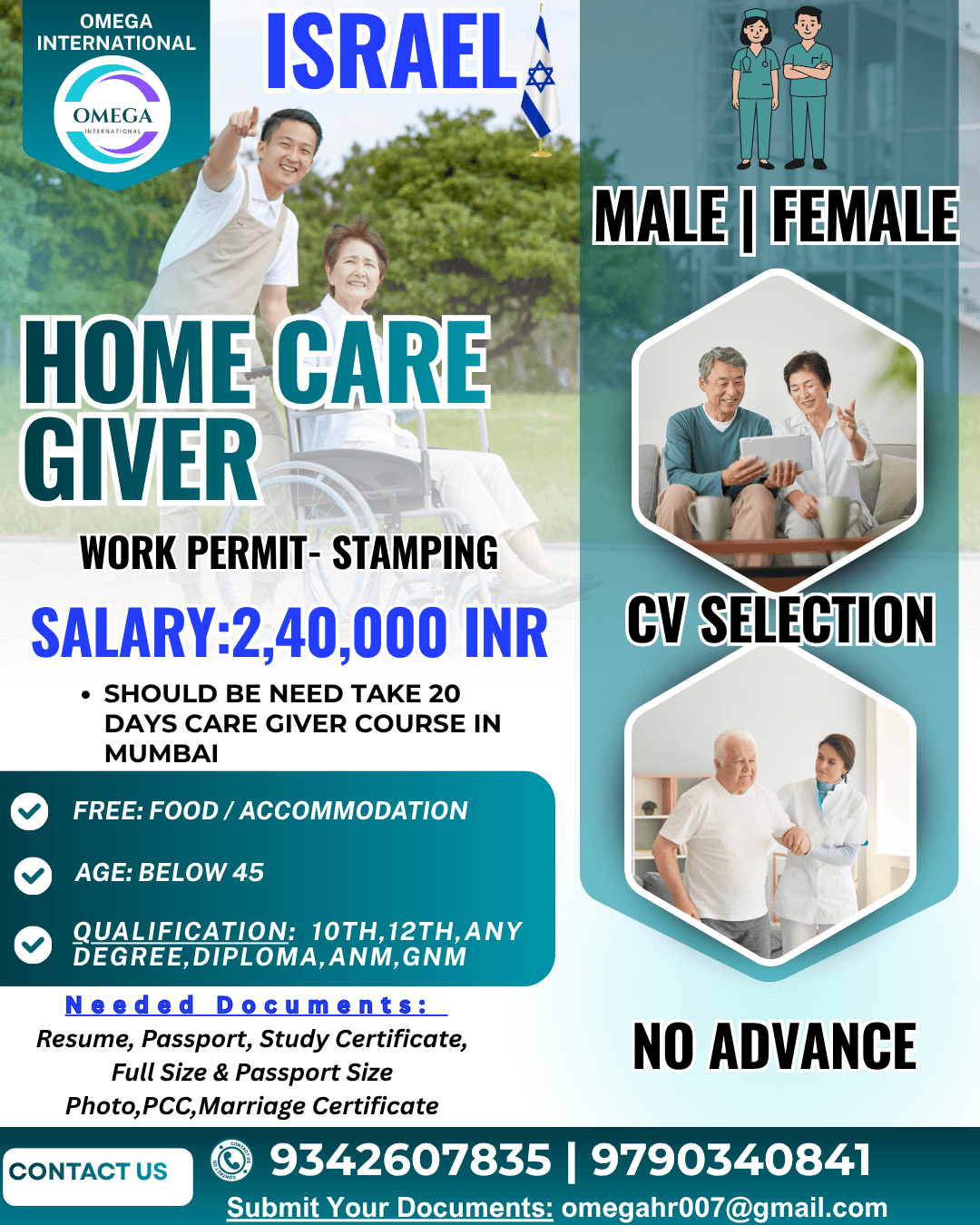 HIRING FOR ISRAEL