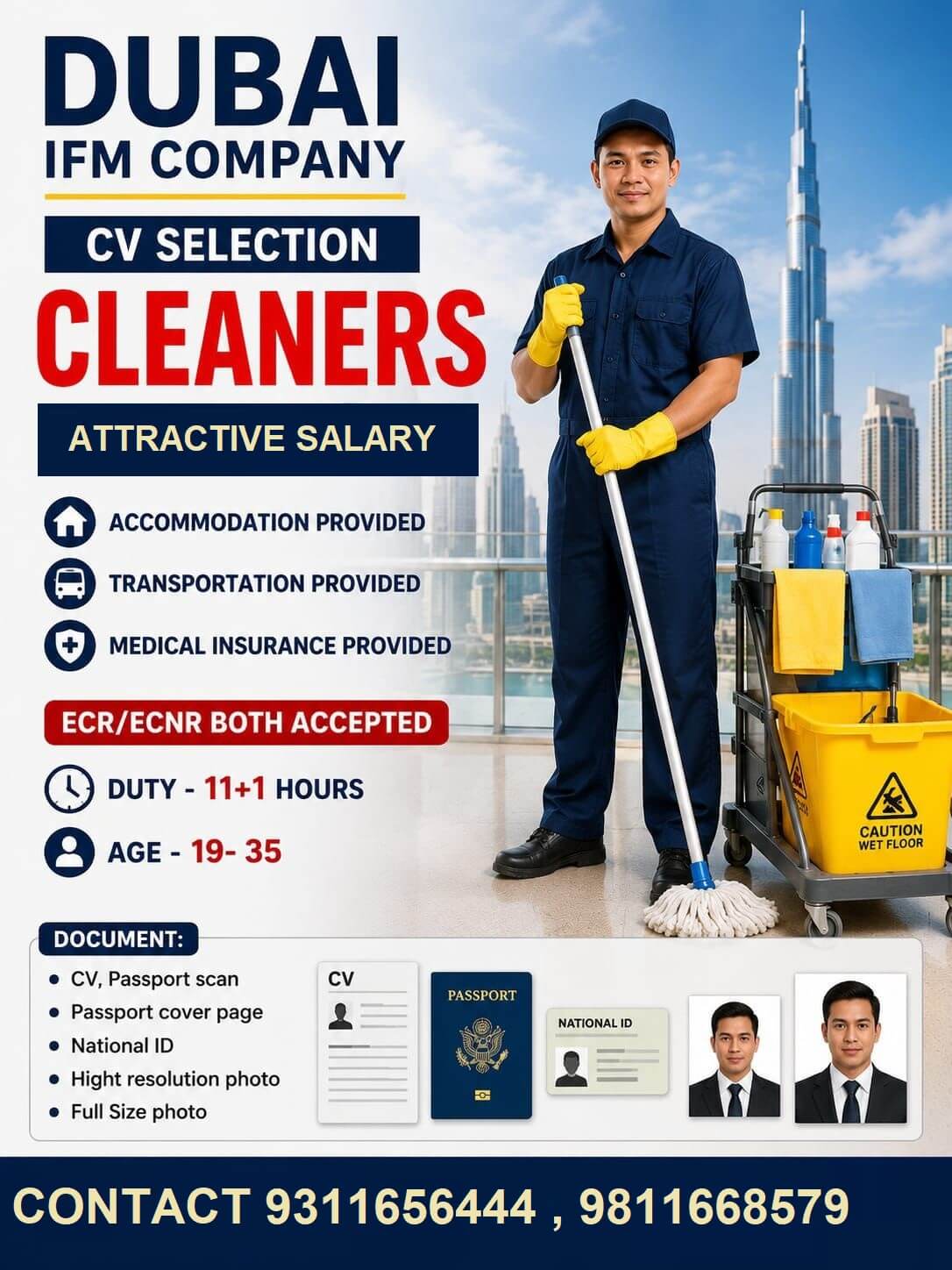 CLEANERS REQUIRED IN BULK