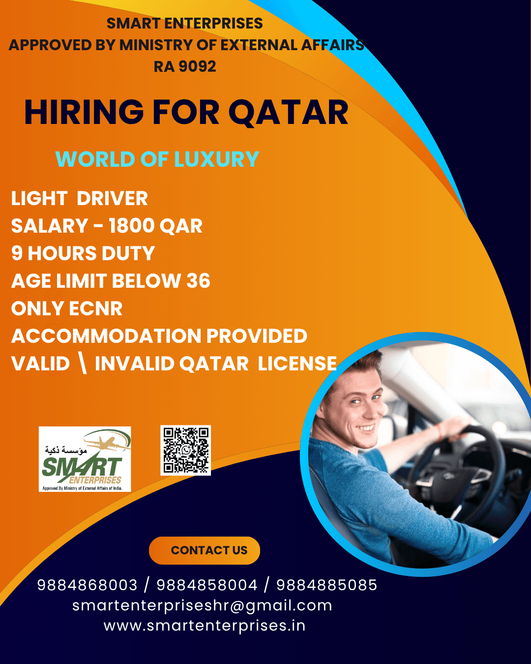 HIRING FOR QATAR
