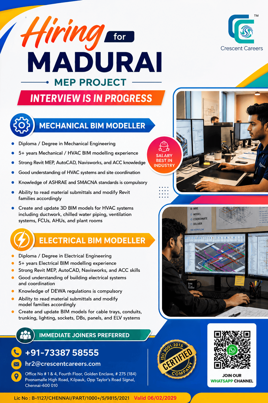 MECHANICAL / ELECTRICAL BIM MODELLER
